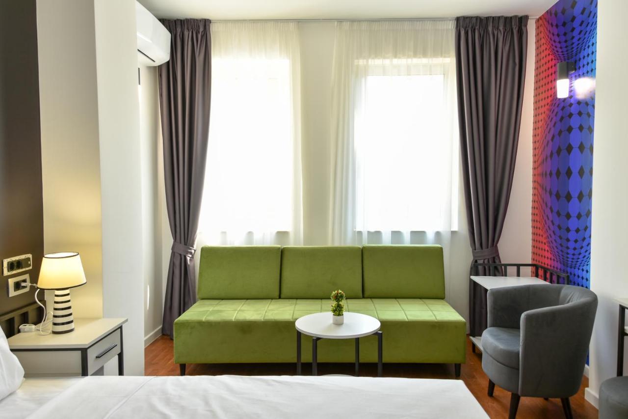 Osten Art Hotel Skopje Exteriör bild