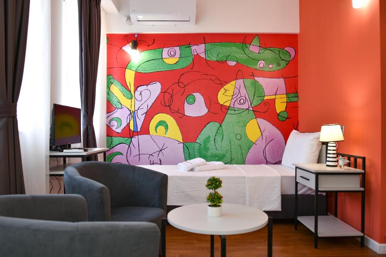 Osten Art Hotel Skopje Exteriör bild