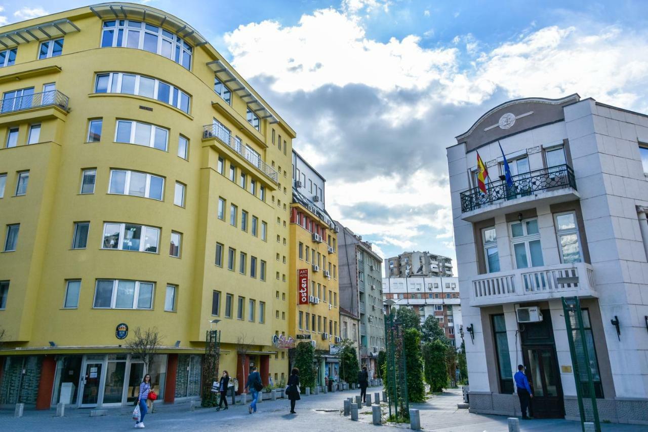 Osten Art Hotel Skopje Exteriör bild